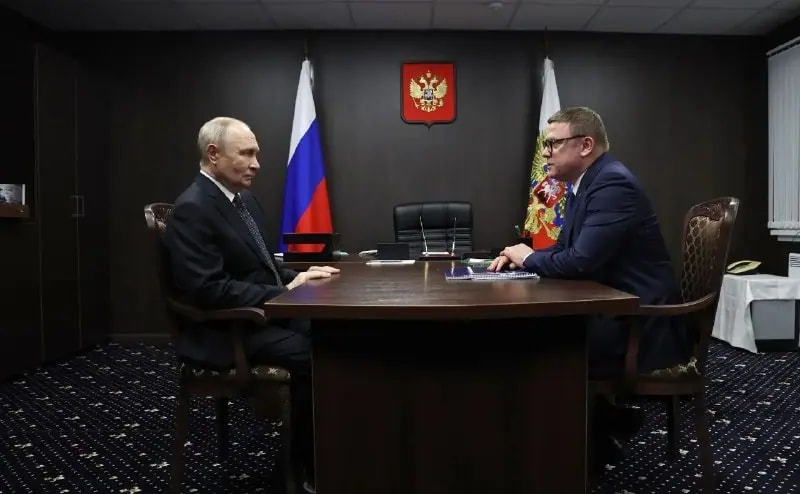 Путин встретился с Текслером на учениях ОДКБ под Чебаркулём