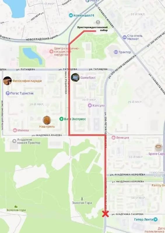 В Челябинске 11 октября перекроют дороги из-за крестного хода