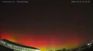 Северное сияние озарило небо над Челябинской областью