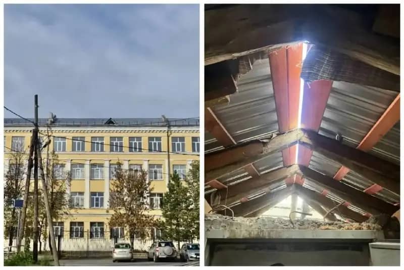 Прокуратура заставила подрядчика доделать крышу школы № 104